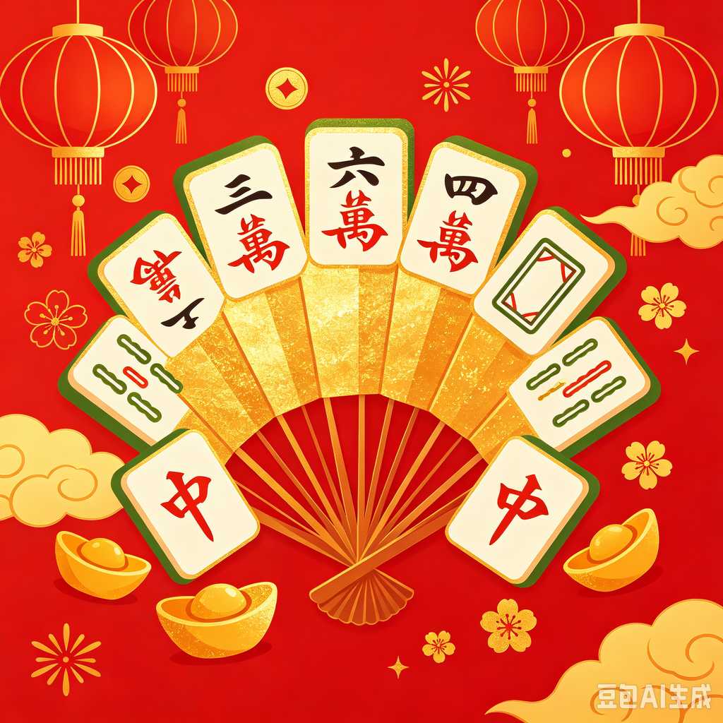 unique decoration mahjong tiles